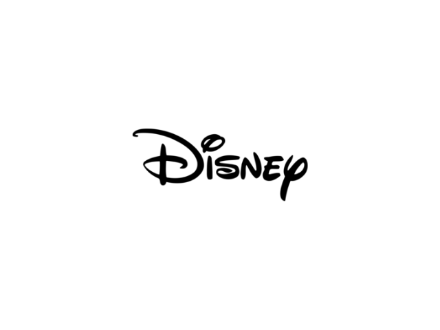 Disney logo in black text on a white background