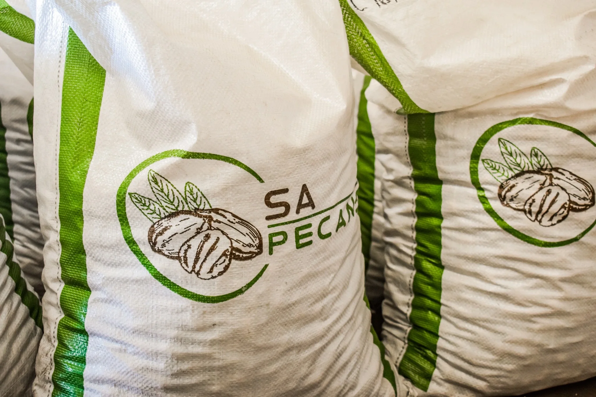  pecans are bagged and tagged to each client’s specifications