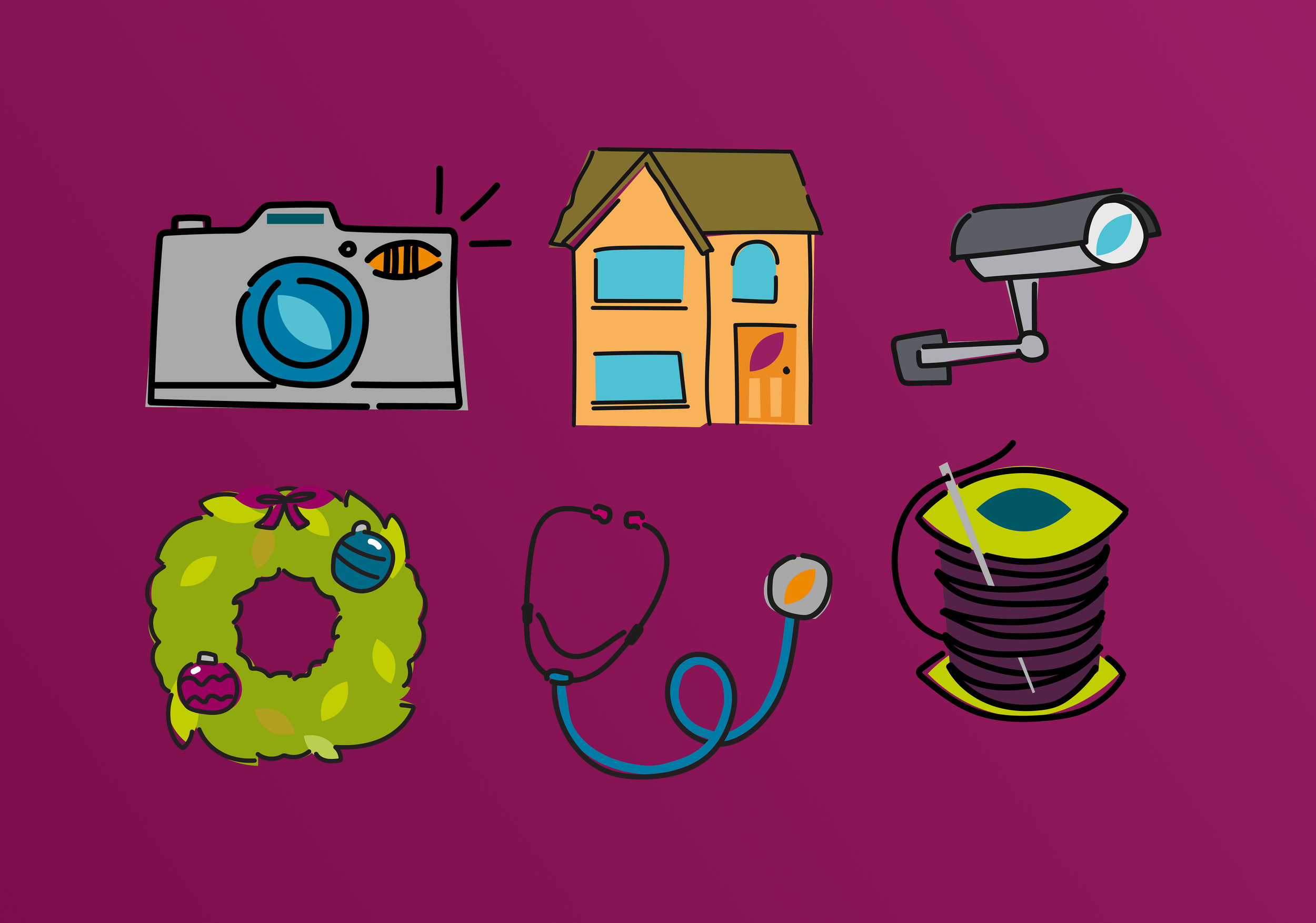 CHP Doodles:
Doodles are a key part of customer communication. These are additions to the doodle library made by Samantha