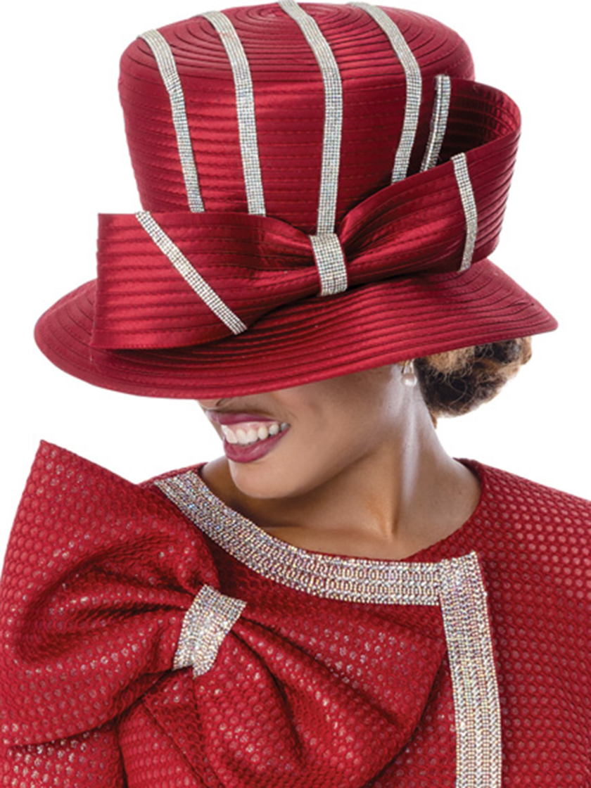 Crimson Majesty Couture Hat