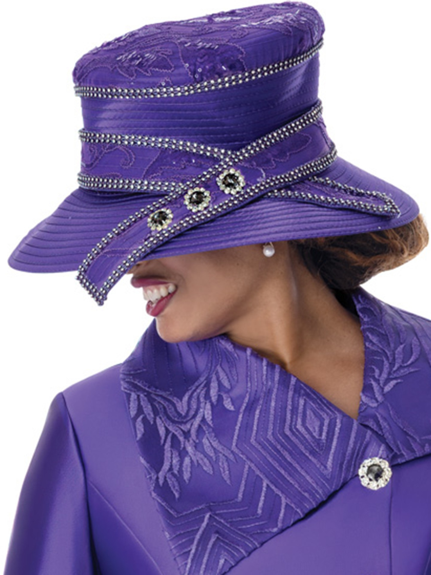 The Royal Amethyst Elegance Hat