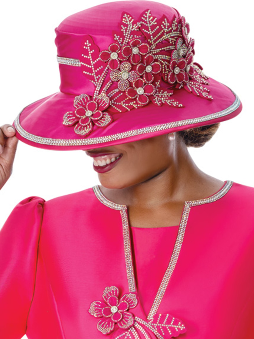 The Fuschia Floral Royale Hat