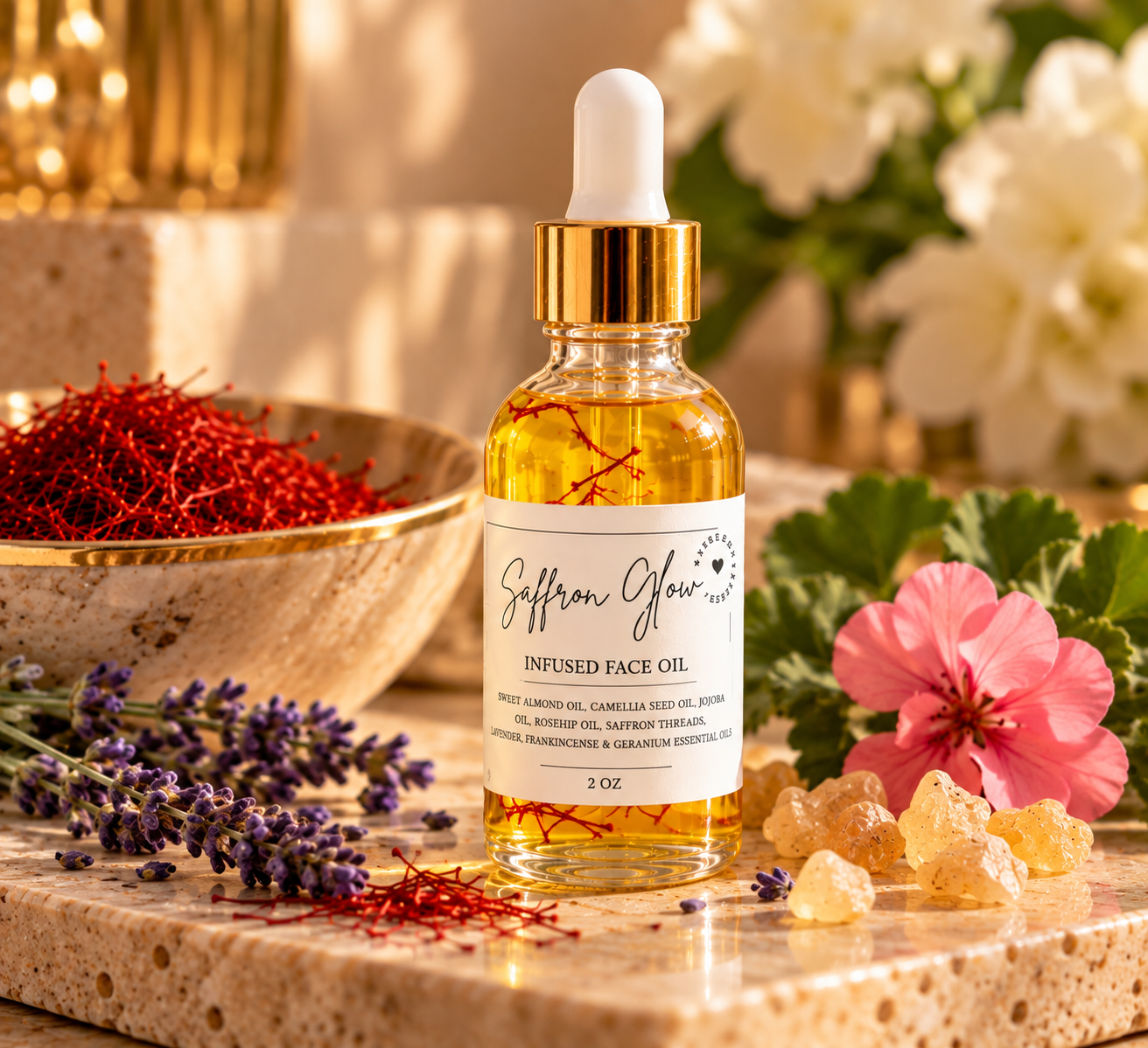 Saffron Glow Infused Face Oil