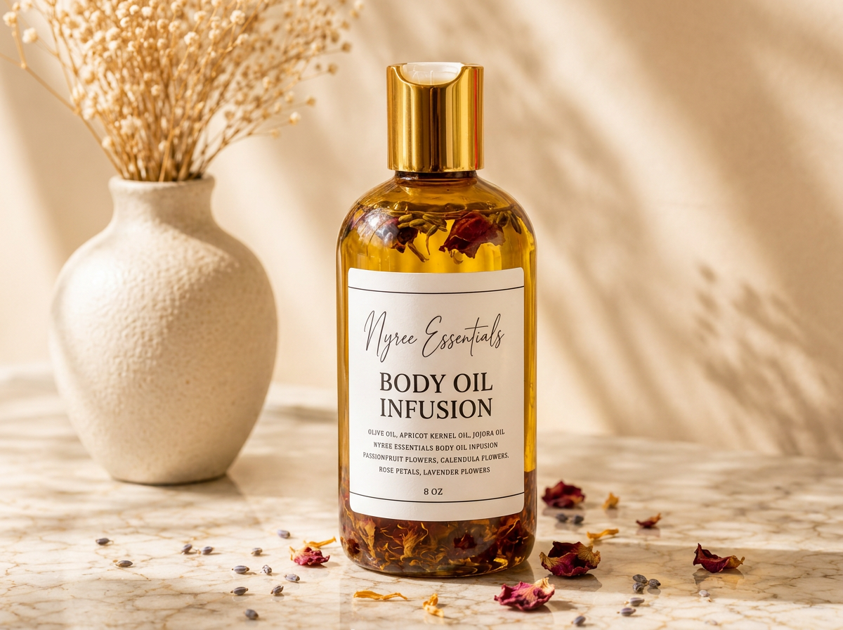 Essential Botanical Body Oil Infusion
