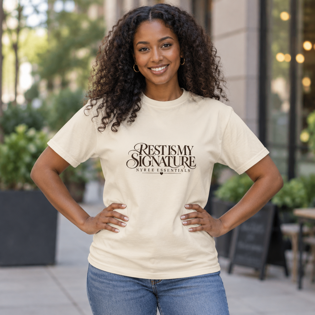Rest Is My Signature Tee | Ivory