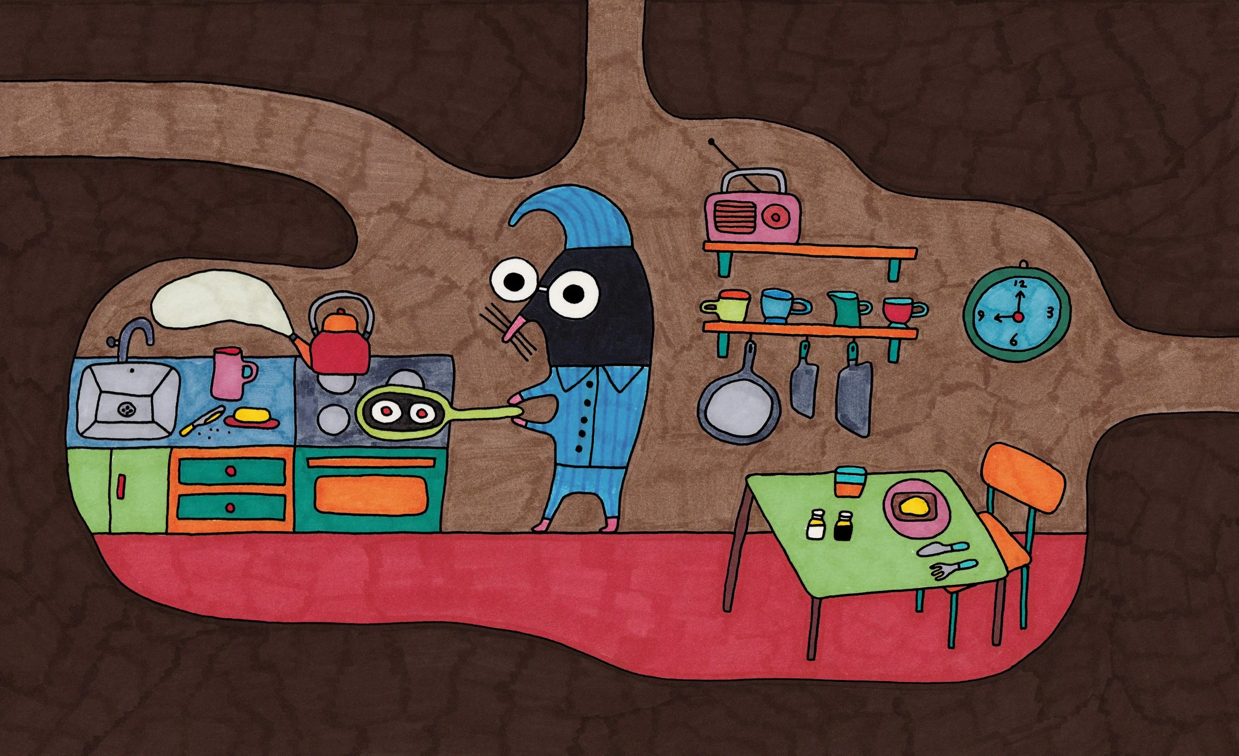 Breakfast in the Mole Hole