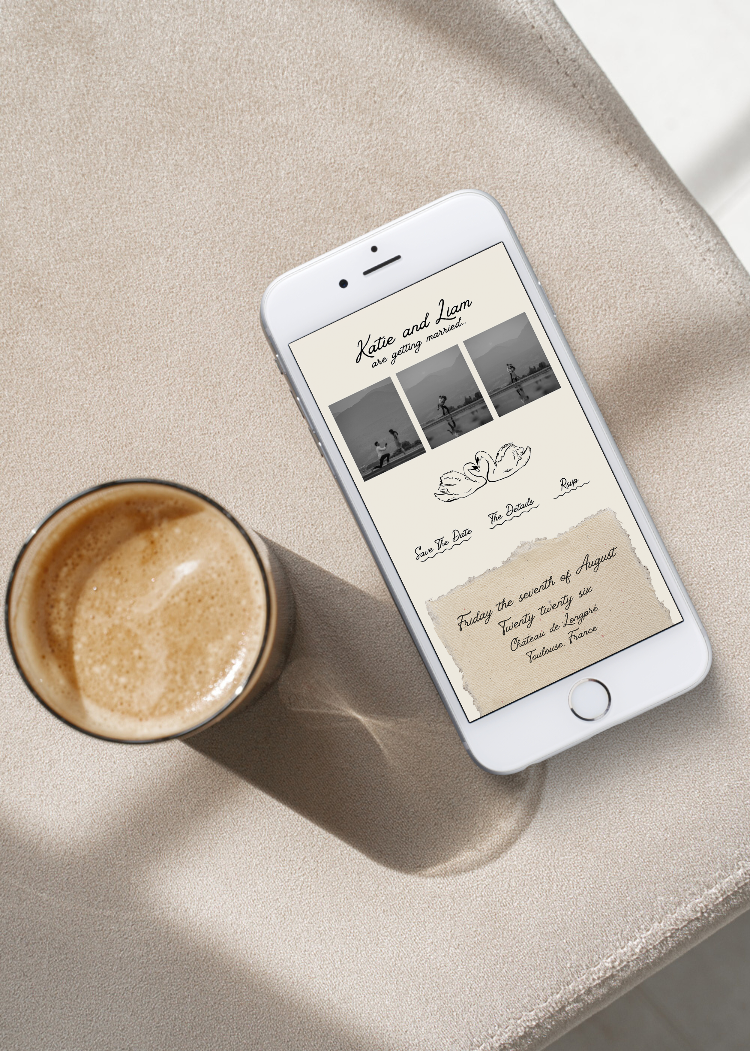 Swan Song Wedding Website