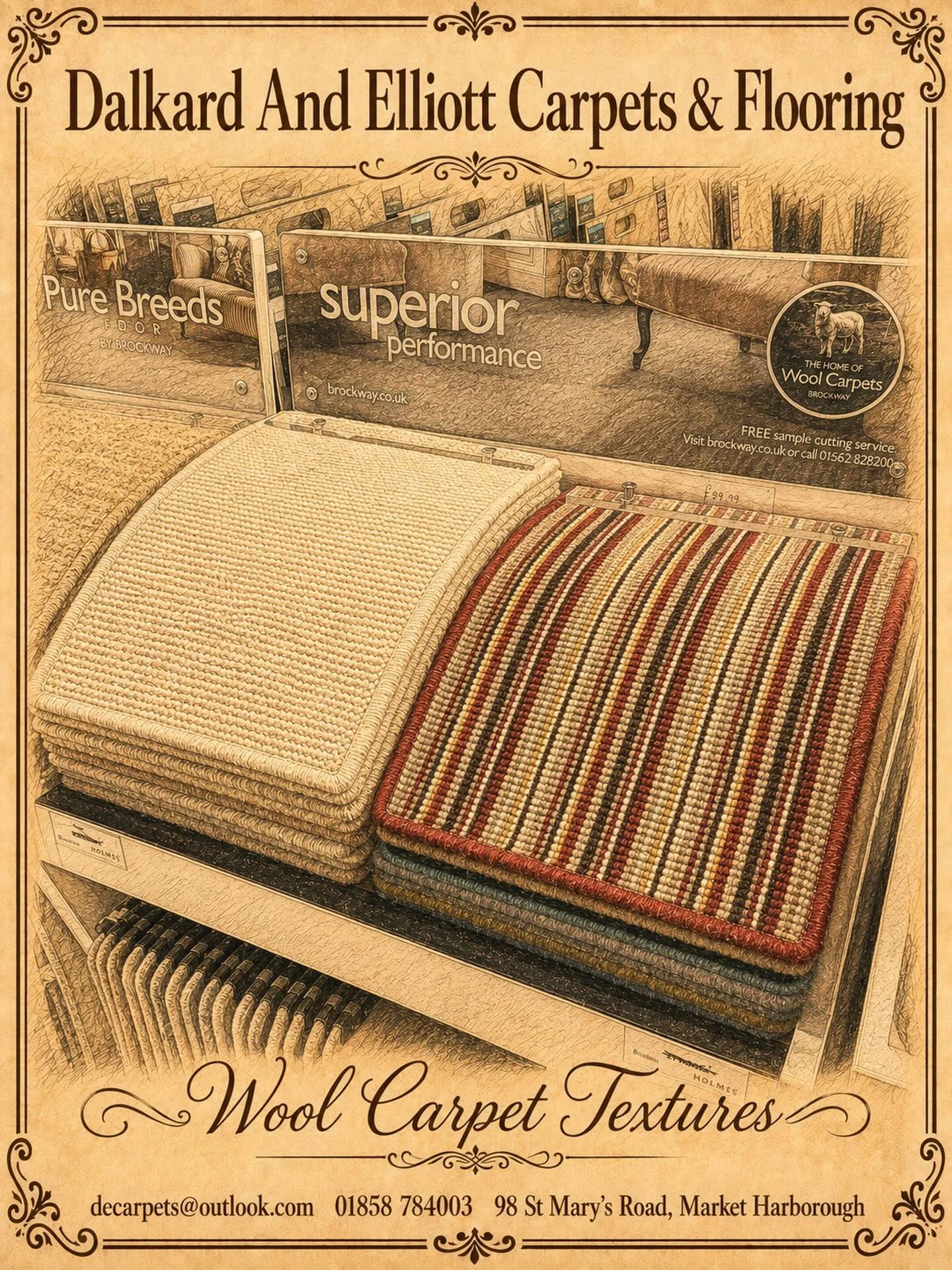 Beautiful @brockwaycarpets 

Beautiful carpets, vinyl and LVT flooring in Market Harborough. Visit Dalkard &amp; Elliott Carpets &amp; Flooring for friendly advice, quality flooring, free measuring and a relaxed showroom experience.

#MarketHarboroug