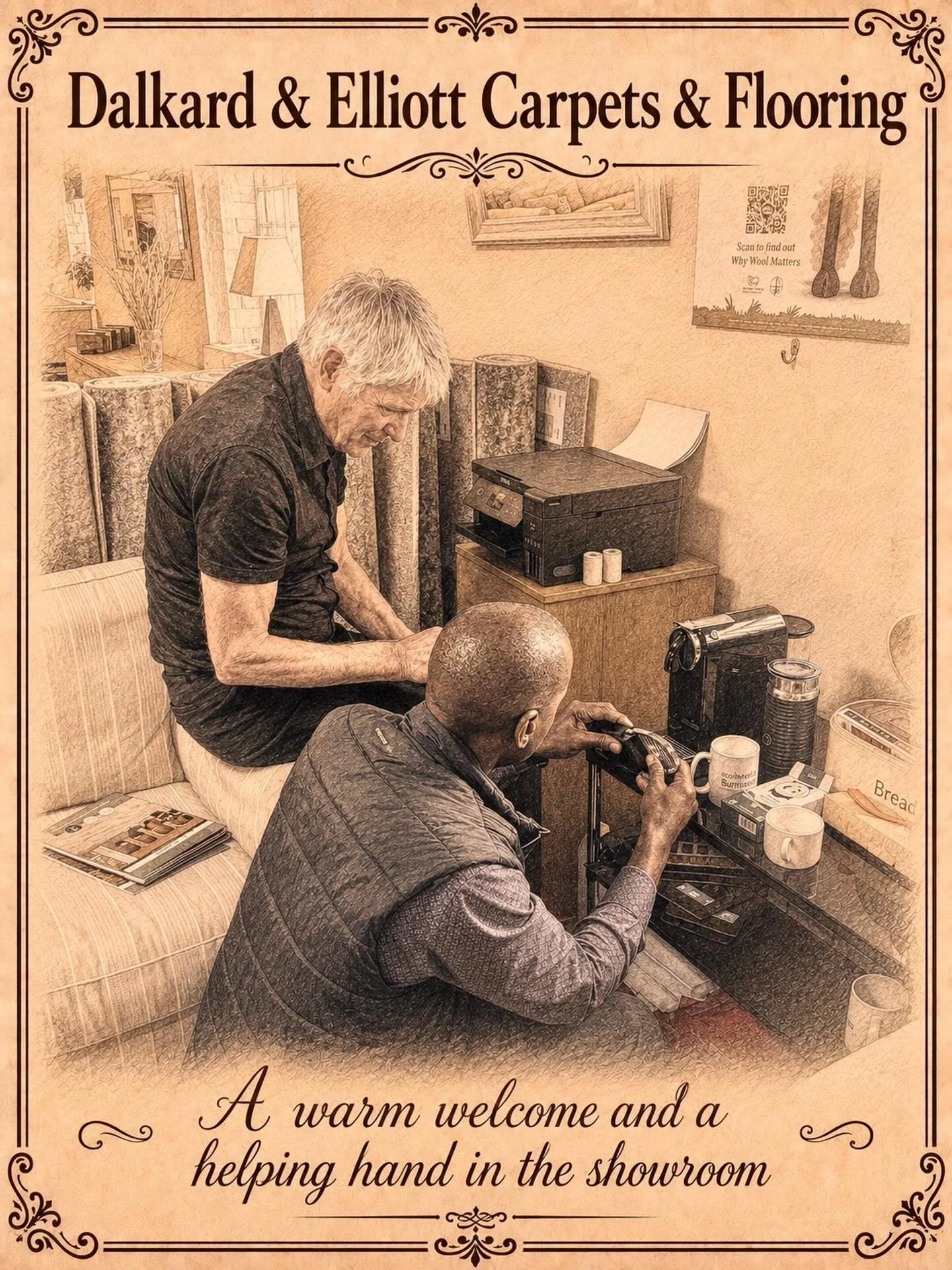 Always here to help you fix any problem no matter how big or small, Dalkard &amp; Elliott give you the advice you need. Helping others is what we do. 

Beautiful carpets, vinyl and LVT flooring in Market Harborough. Visit Dalkard &amp; Elliott Carpet