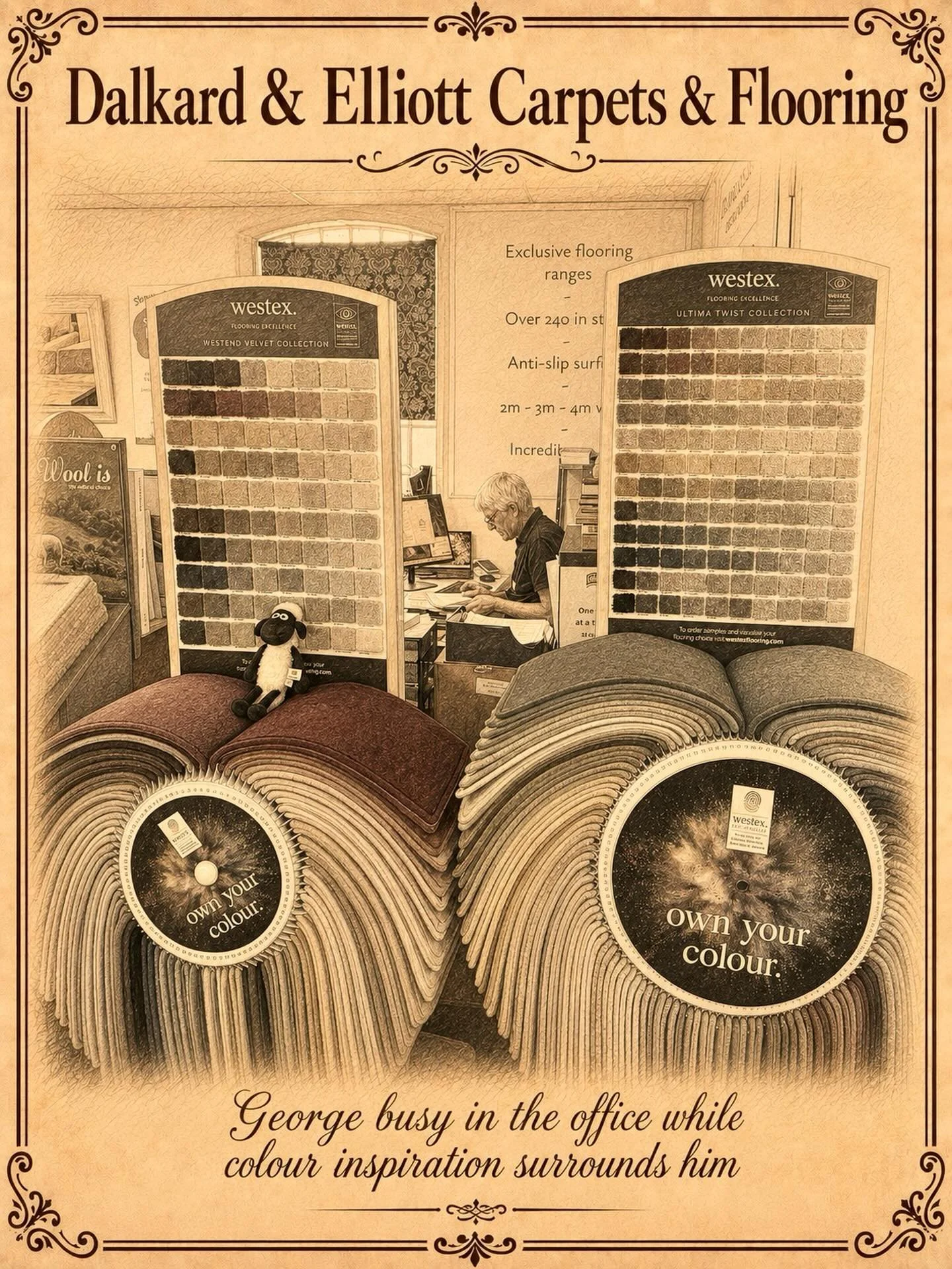 Surround yourself with beauty and inspiring people. Always push for the best. Here at Dalkard &amp; Elliott we do our very best to help inspire you with our beautiful collections of carpets and LVT.

#MarketHarborough
#LeicestershireHomes
#CosyHomeSt