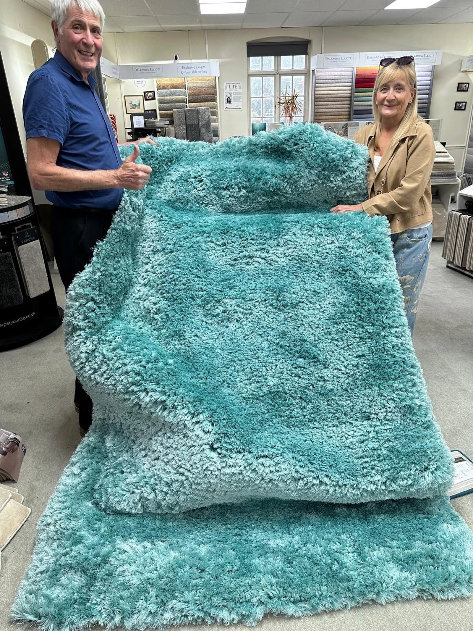 Congratulations to our competition winner Sophie Davis who&rsquo;s won our beautiful deep pile rug which she says she loves and it looks fantastic in her home 🥳😀✨

Come and browse our carpet, LVT, Vinyl, Laminate and rug collections here at Dalkard