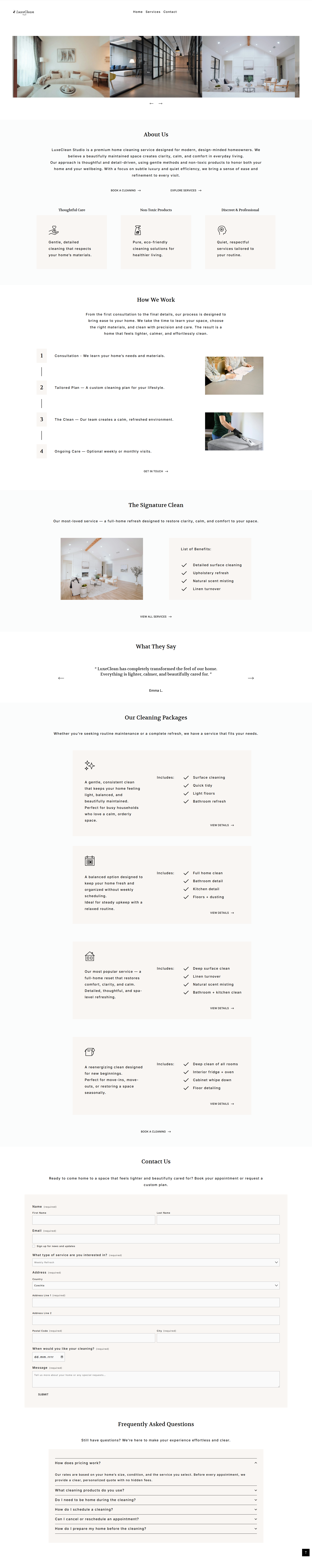 Cleaning Industry Design