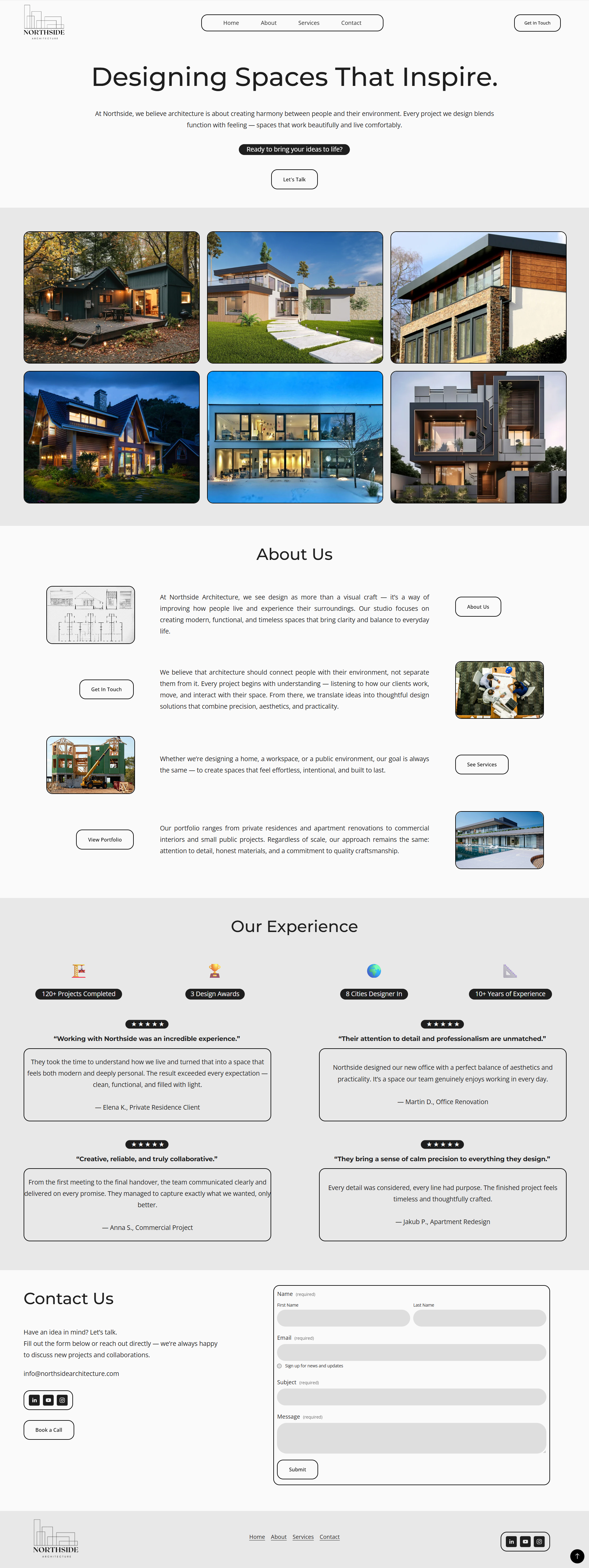 website that is a company that does architecture