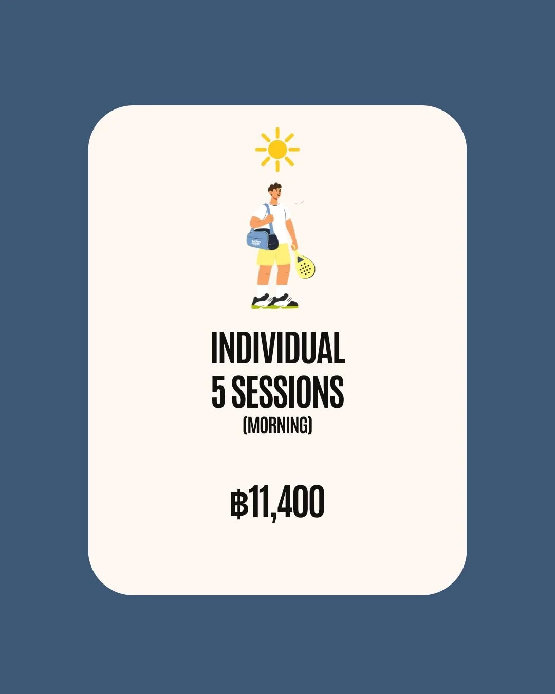 Individual coaching 5 sessions morning