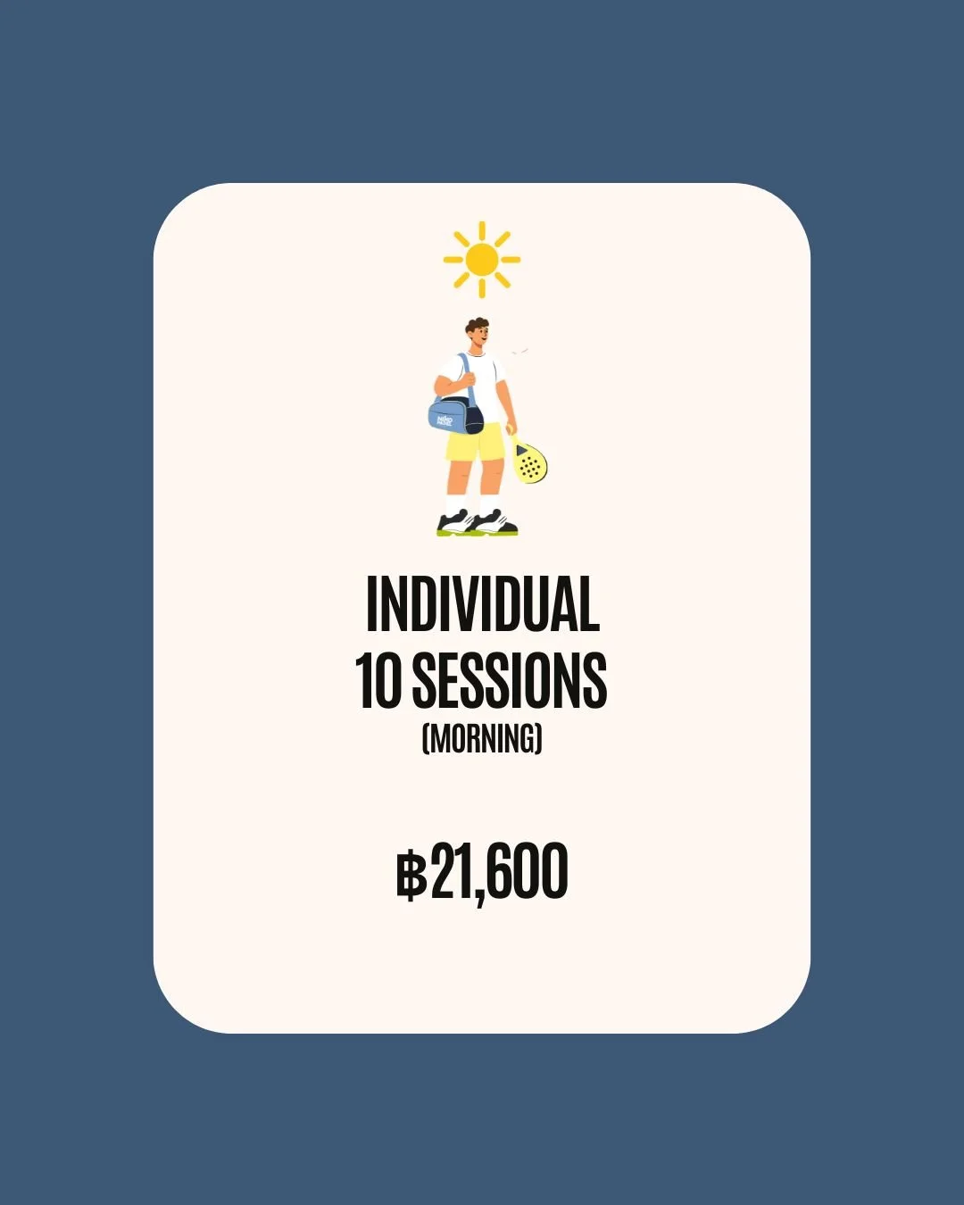 Individual coaching 10 sessions morning