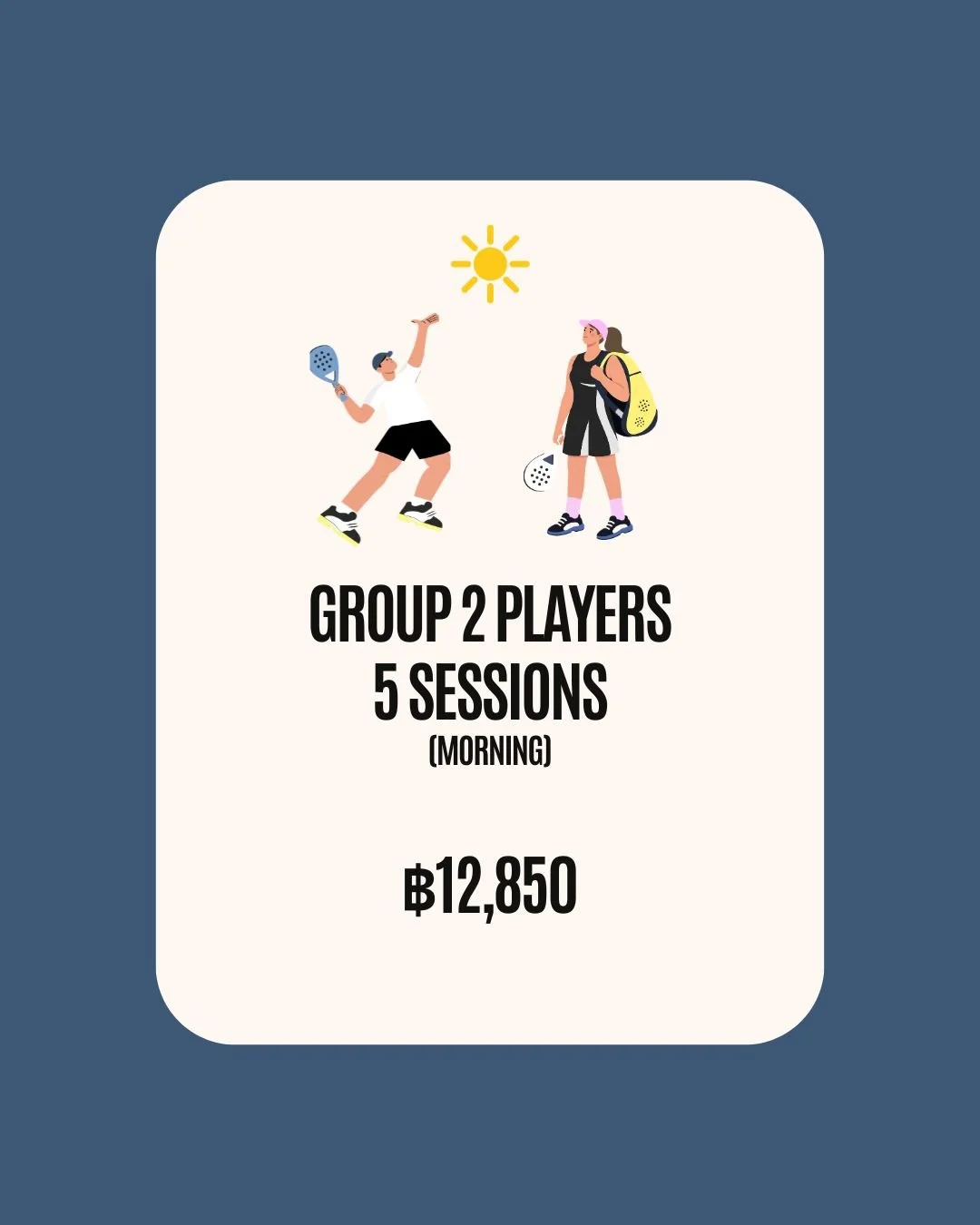 Group 2 Players 5 sessions morning