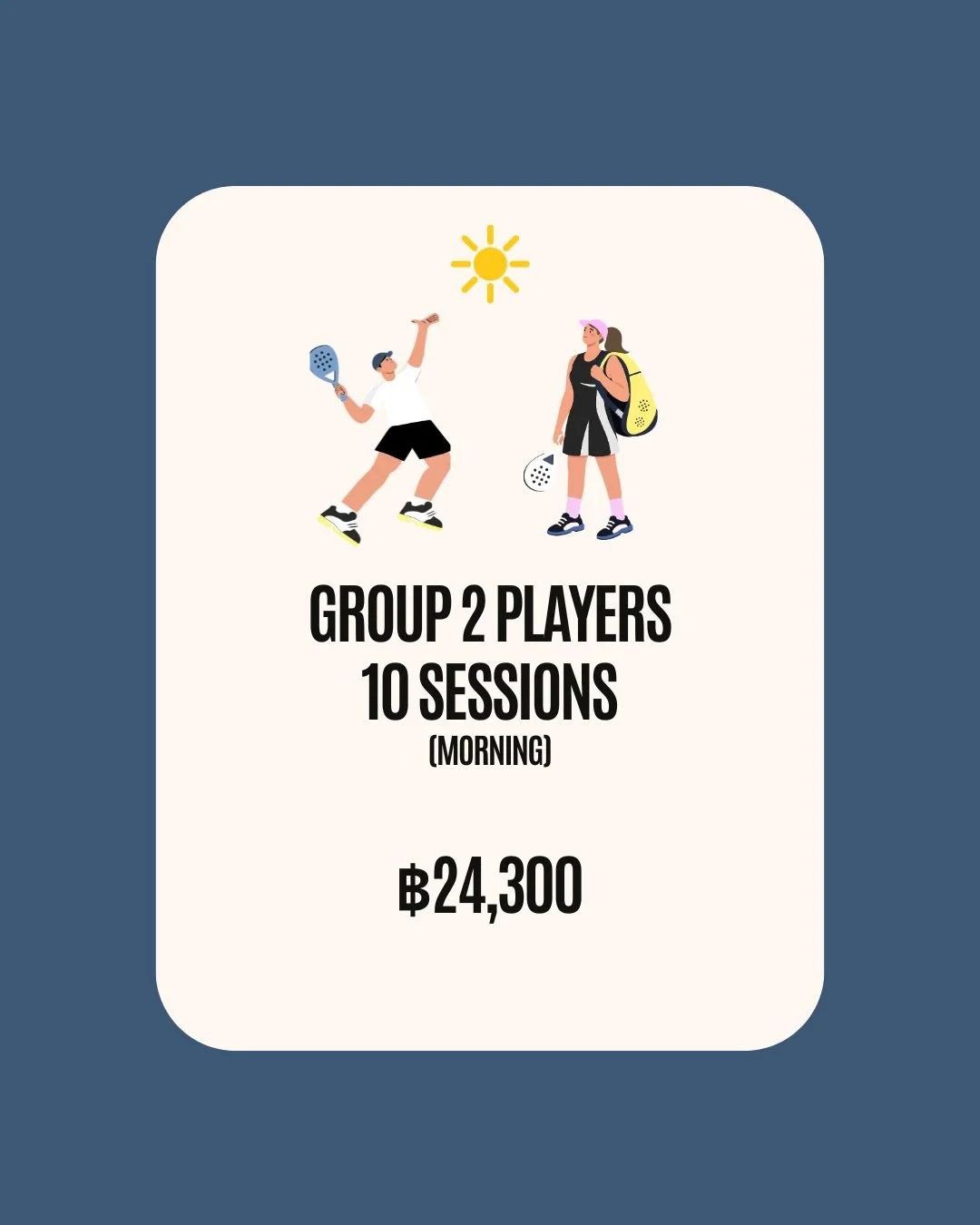 Group 2 Players 10 sessions morning