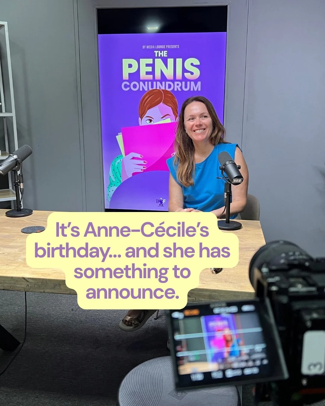 It&rsquo;s Anne-C&eacute;cile&rsquo;s birthday today&hellip; and she has something to announce. 🎂

On 12 November, The Pen1s Conundrum will finally meet its audience.

We&rsquo;ll be LIVE on YouTube from Barcelona to watch the film together, and t