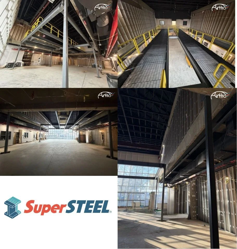 Installation Begins - Airtho SuperSteel™