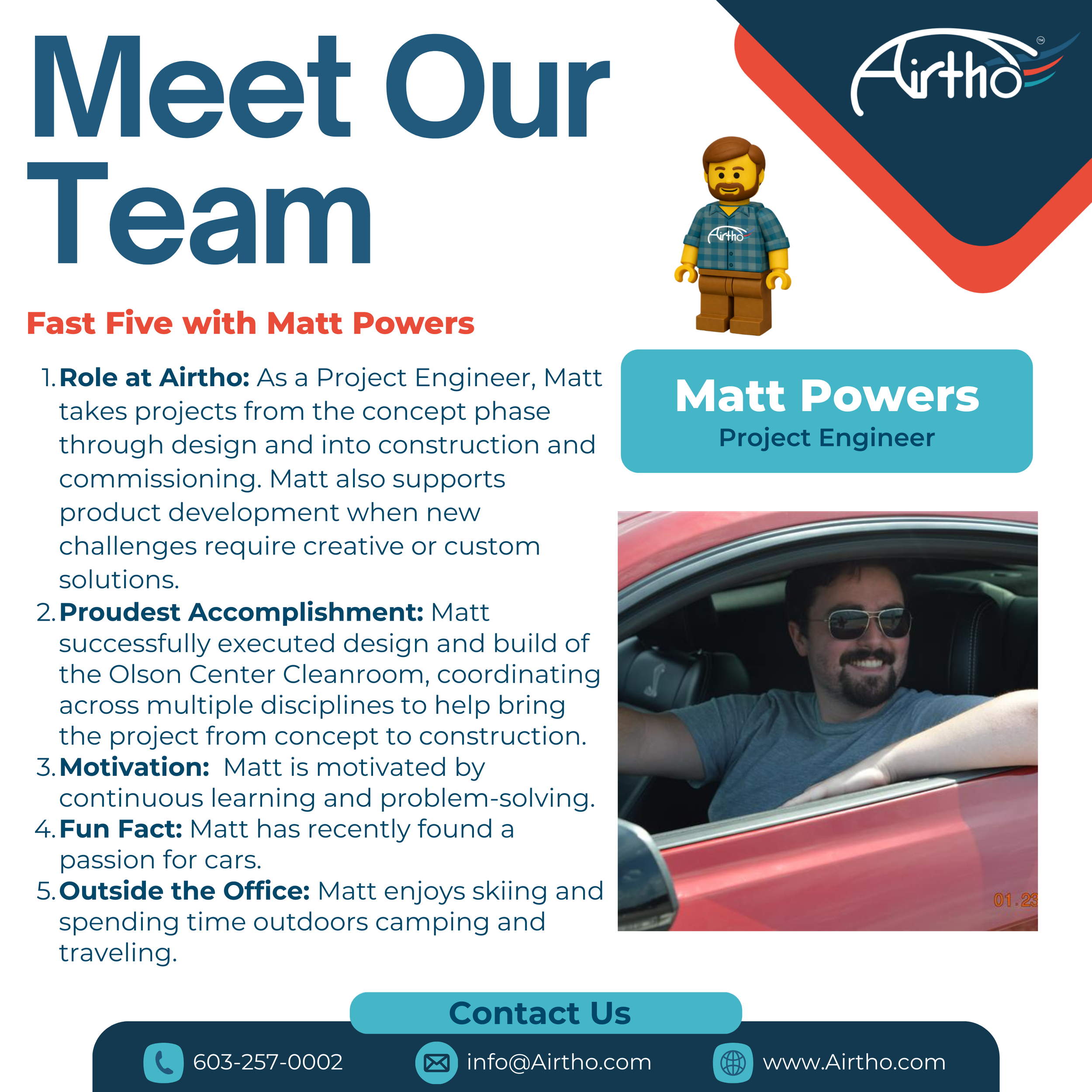Meet the Team - Fast Five With Matt Powers