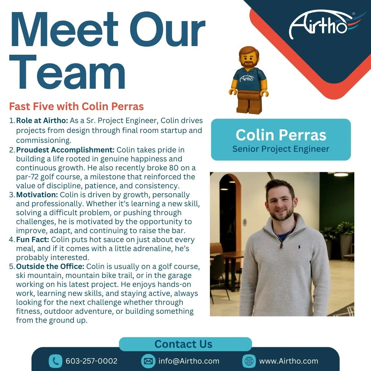 Meet the Team - Fast Five With Colin Perras