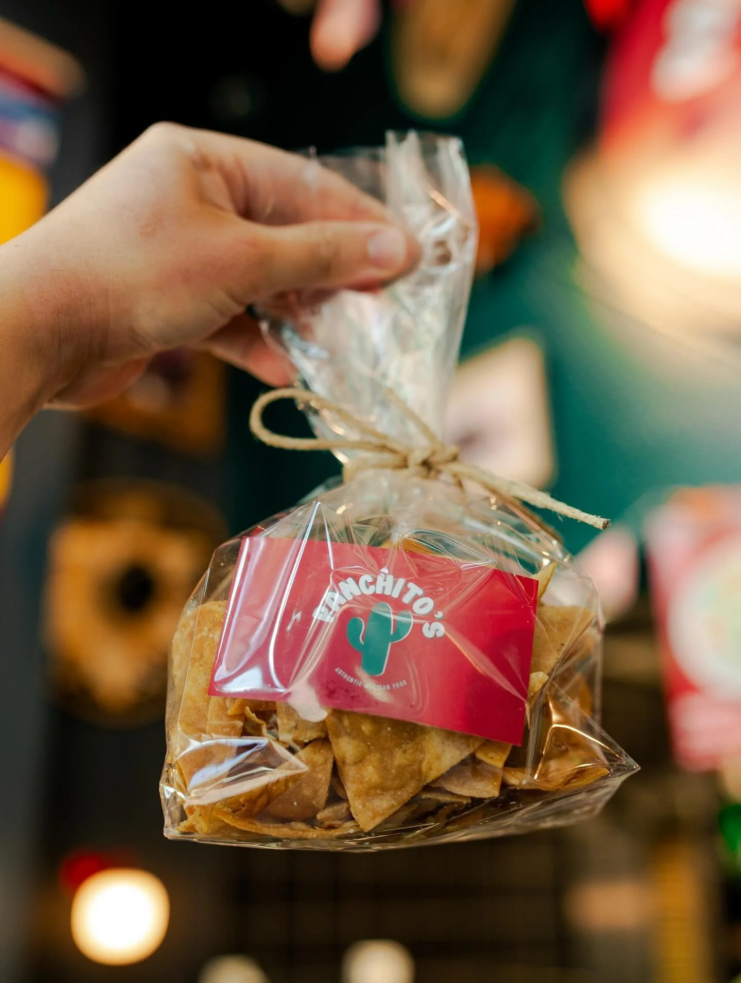 We are also excited to have our homemade Totopos chips 100% corn made from our corn tortillas.