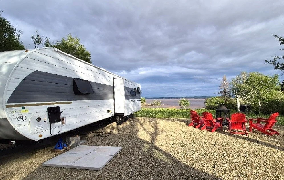 Resting and wandering along the Bay of Fundy