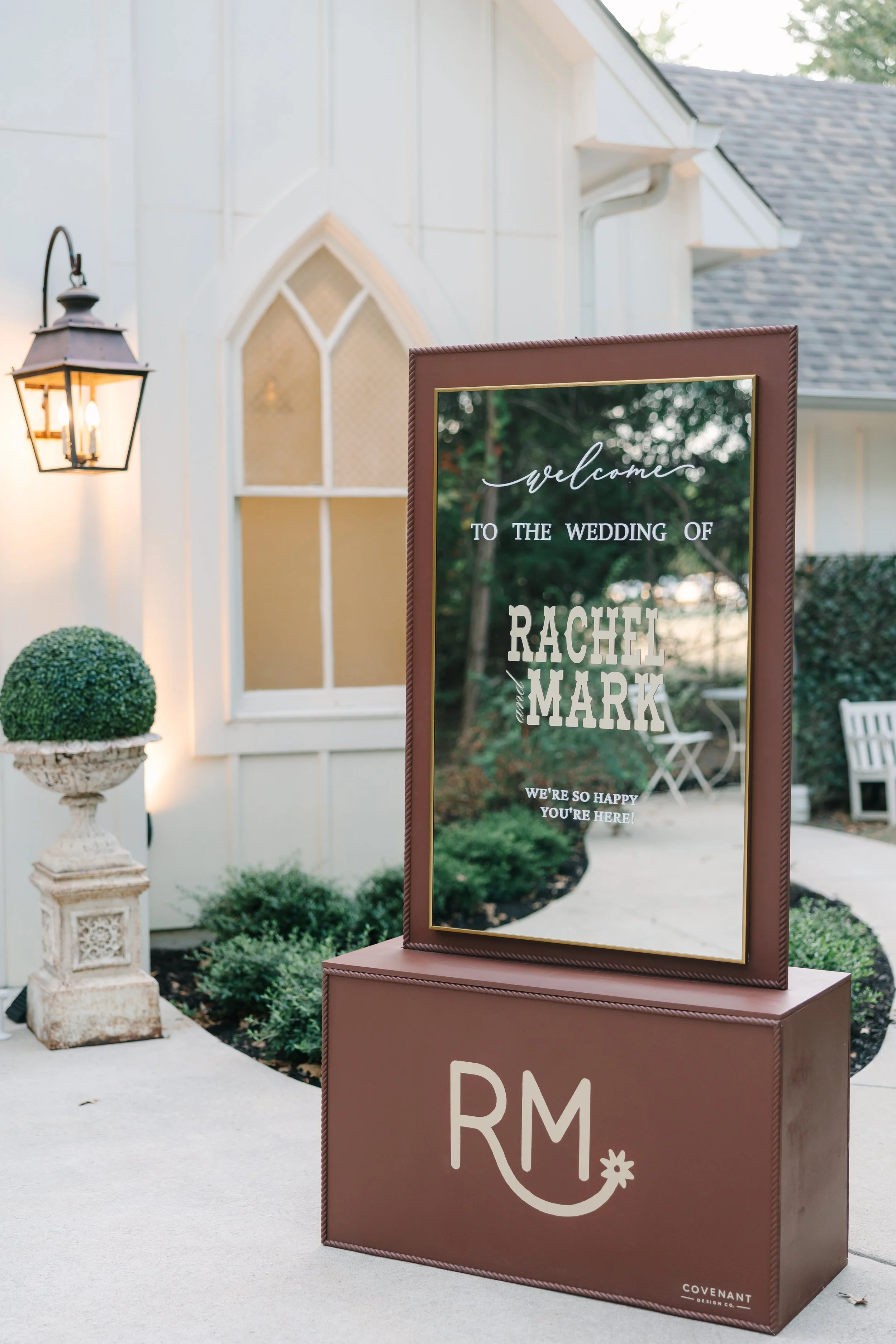 Customer mirror welcome sign the french farmhouse.jpg