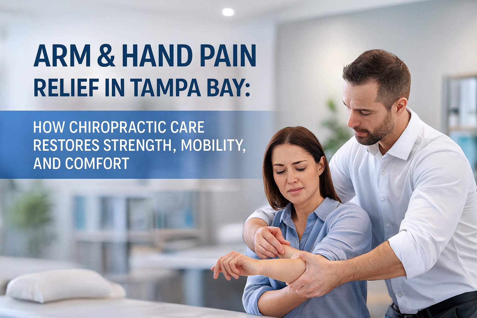 Arm &amp; Hand Pain Relief in Tampa Bay: How Chiropractic Care Restores Strength, Mobility, and Comfort