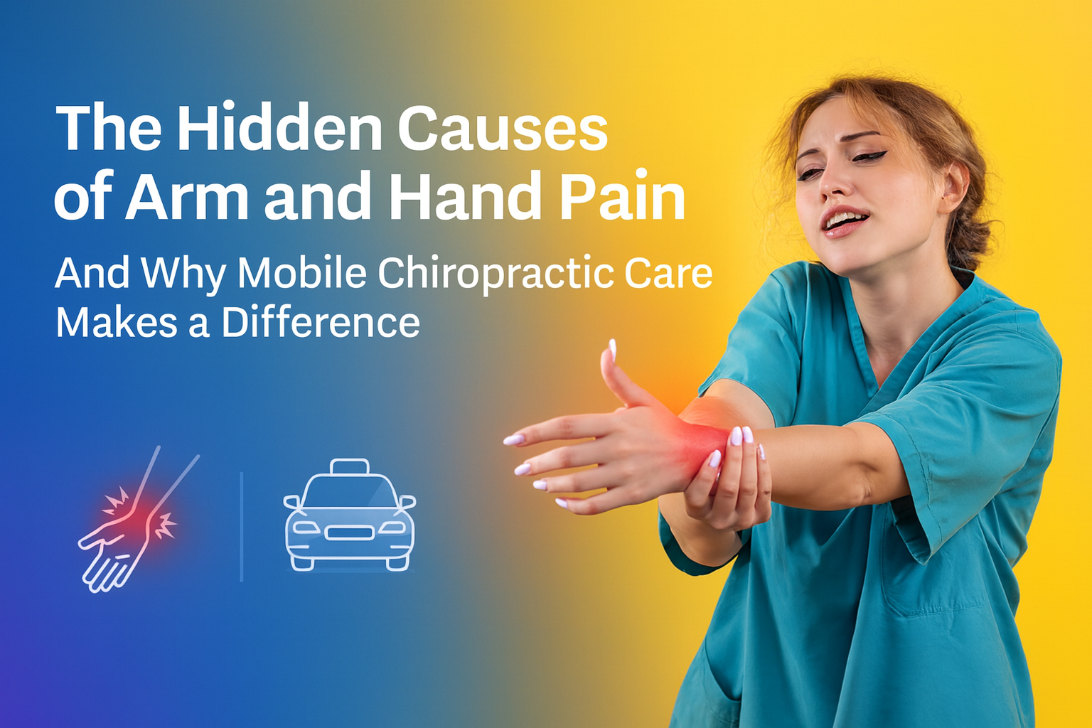 The Hidden Causes of Arm and Hand Pain — And Why Mobile Chiropractic Care Makes a Difference