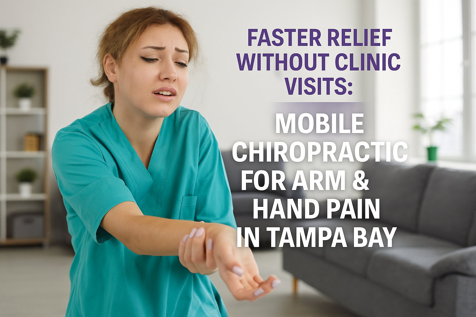 Faster Relief Without Clinic Visits: Mobile Chiropractic for Arm &amp; Hand Pain in Tampa Bay