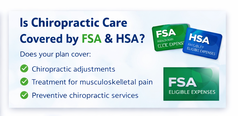 Mobile Chiropractic Care Covered by FSA &amp; HSA in Tampa, Clearwater &amp; St. Pete