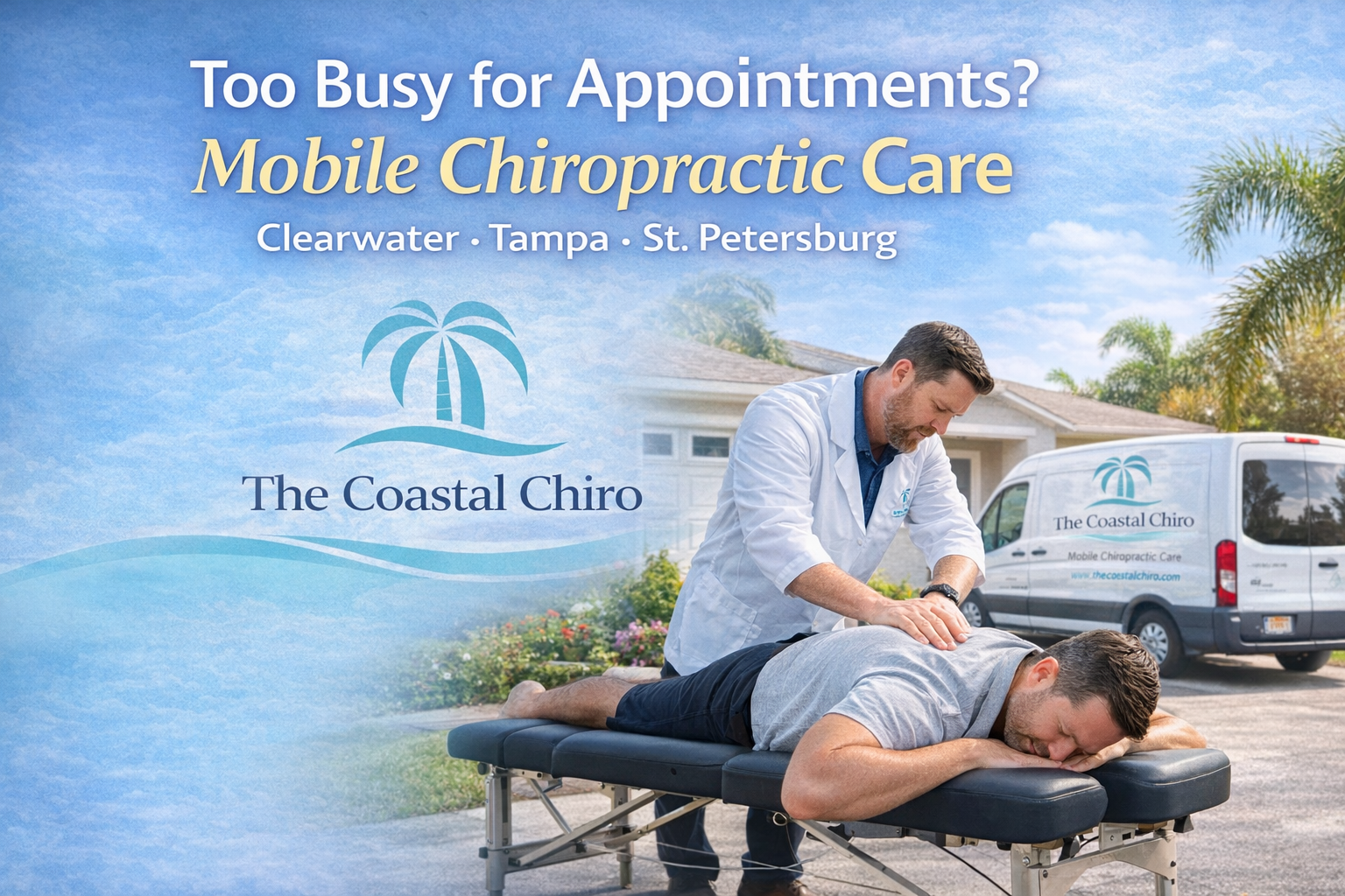 Too Busy for Appointments? Mobile Chiropractic in Clearwater &amp; Tampa Makes Care Convenient