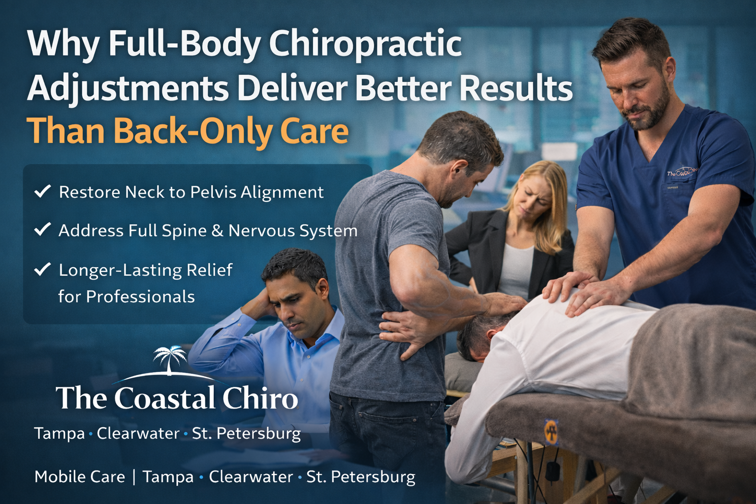 Why Full-Body Chiropractic Adjustments Deliver Better Results Than Back-Only Care