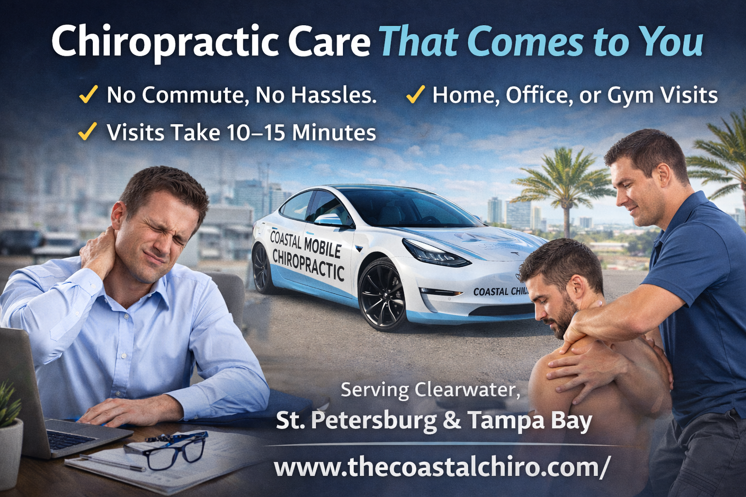 Chiropractic Care That Comes to You: The Future of Pain Relief in Tampa Bay