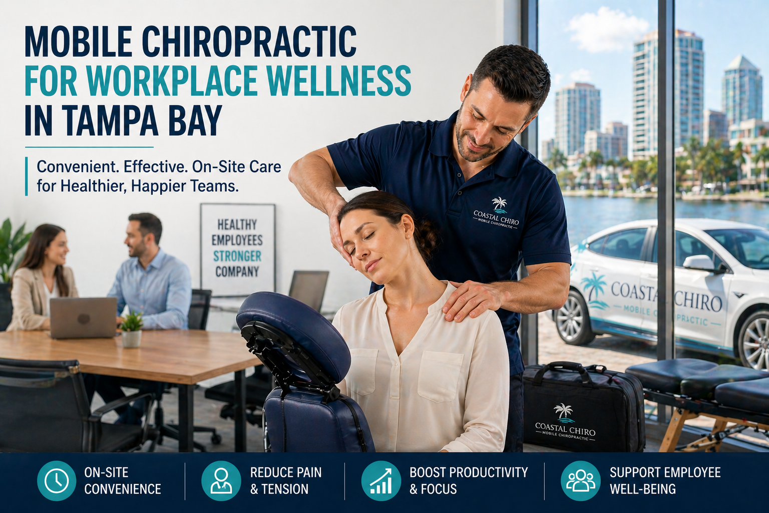 Why Mobile Chiropractic Is the Future of Workplace Wellness in Tampa Bay