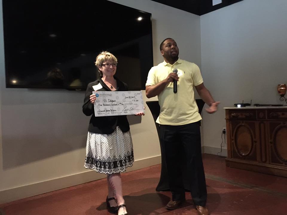 Accepting a check from 4thGen.jpg