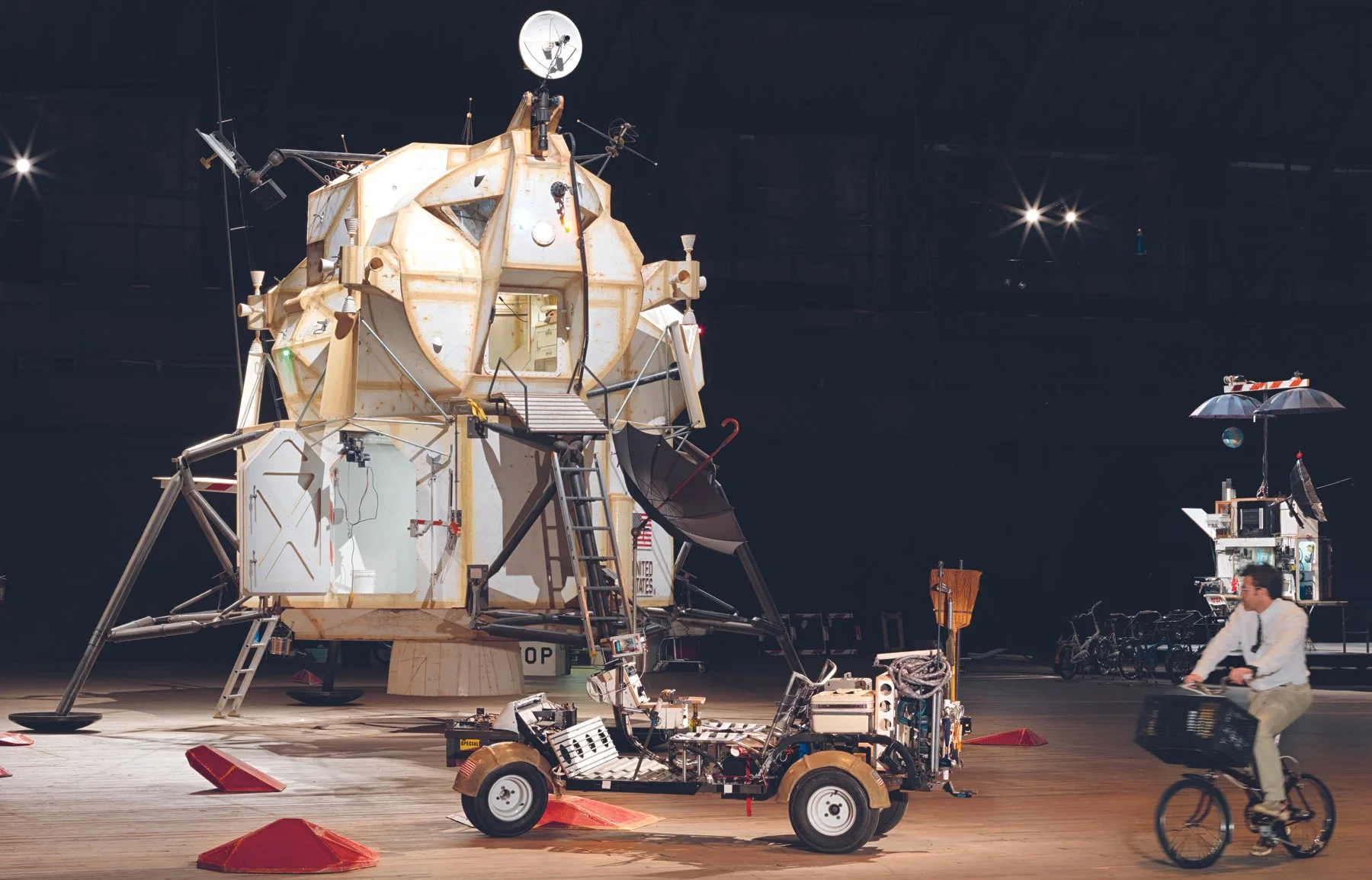  Tom Sachs,  Space Program: Mars , 2012. Artwork © Tom Sachs (pages 356-357) installation view, Park Avenue Armory, New York, NY; Mixed media; dimensions variable 