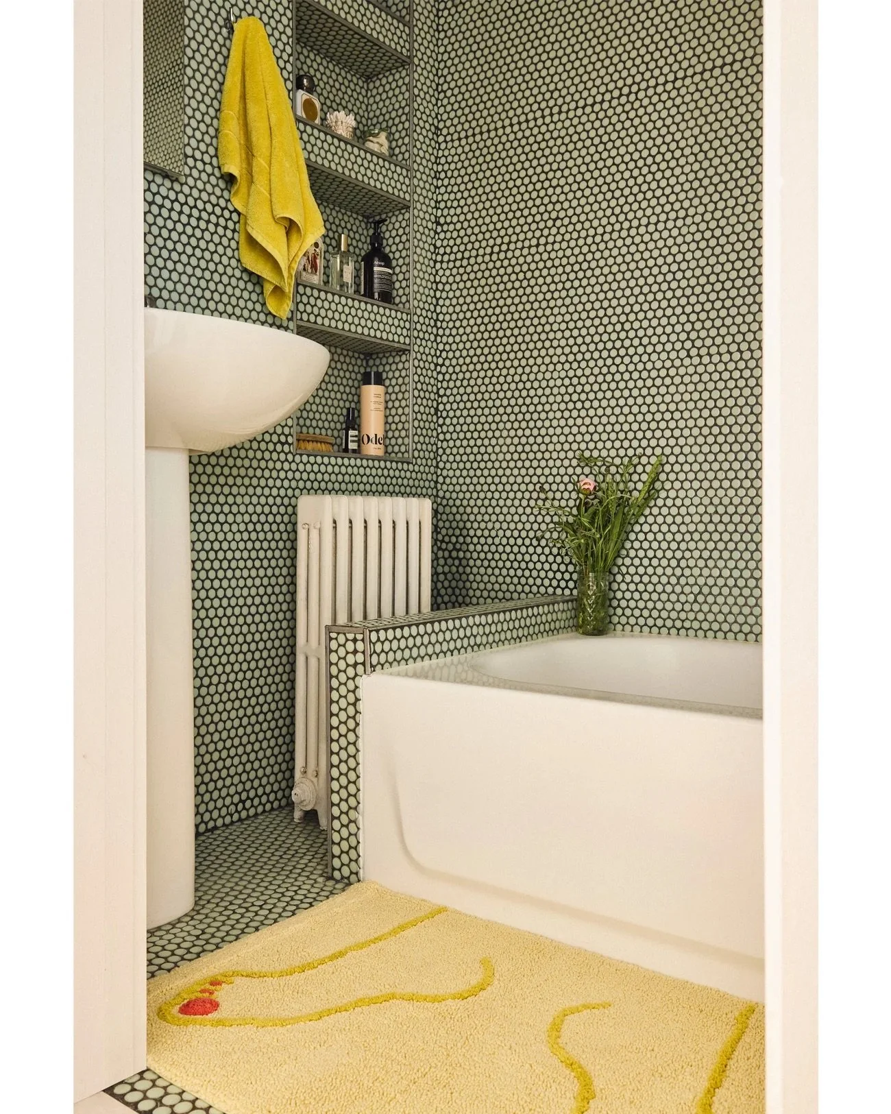  Footsie Bathmat in Yellow | Source: Cold Picnic 