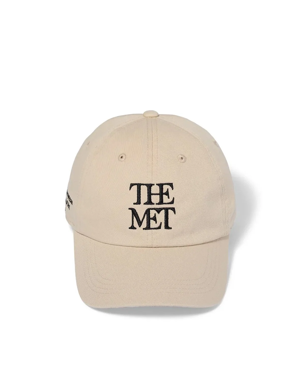 The Met Logo Baseball Cap Tan/Beige