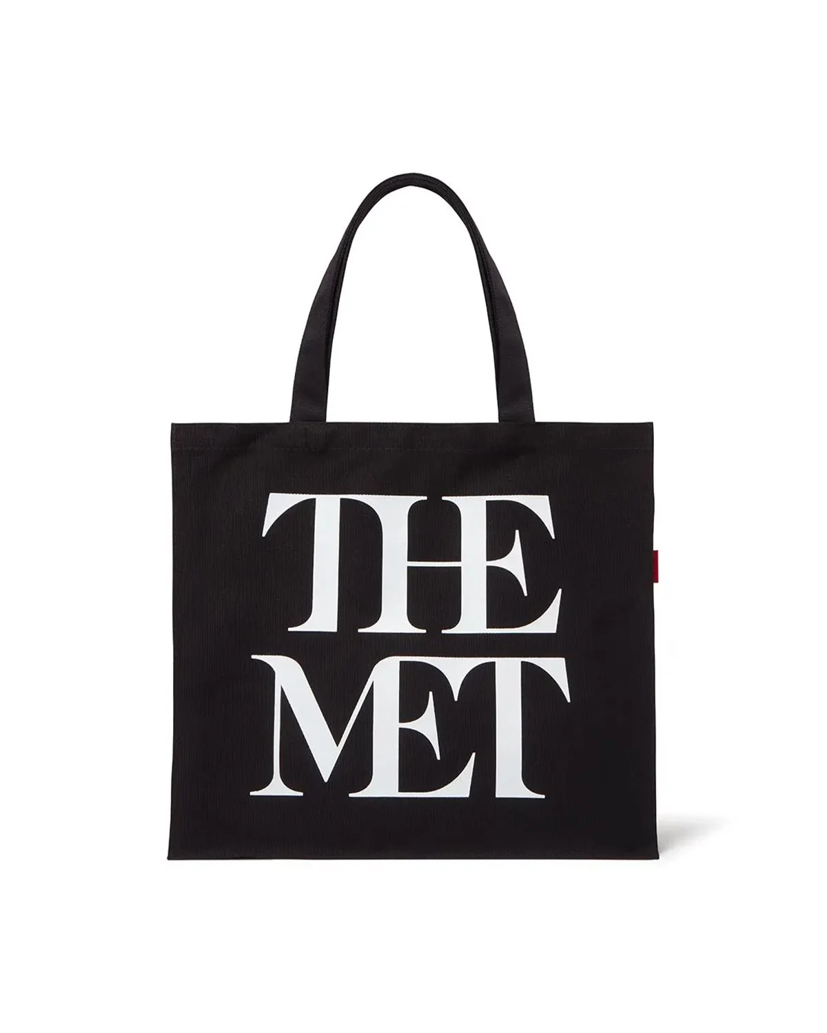 The Met Logo Canvas Tote - Black/White