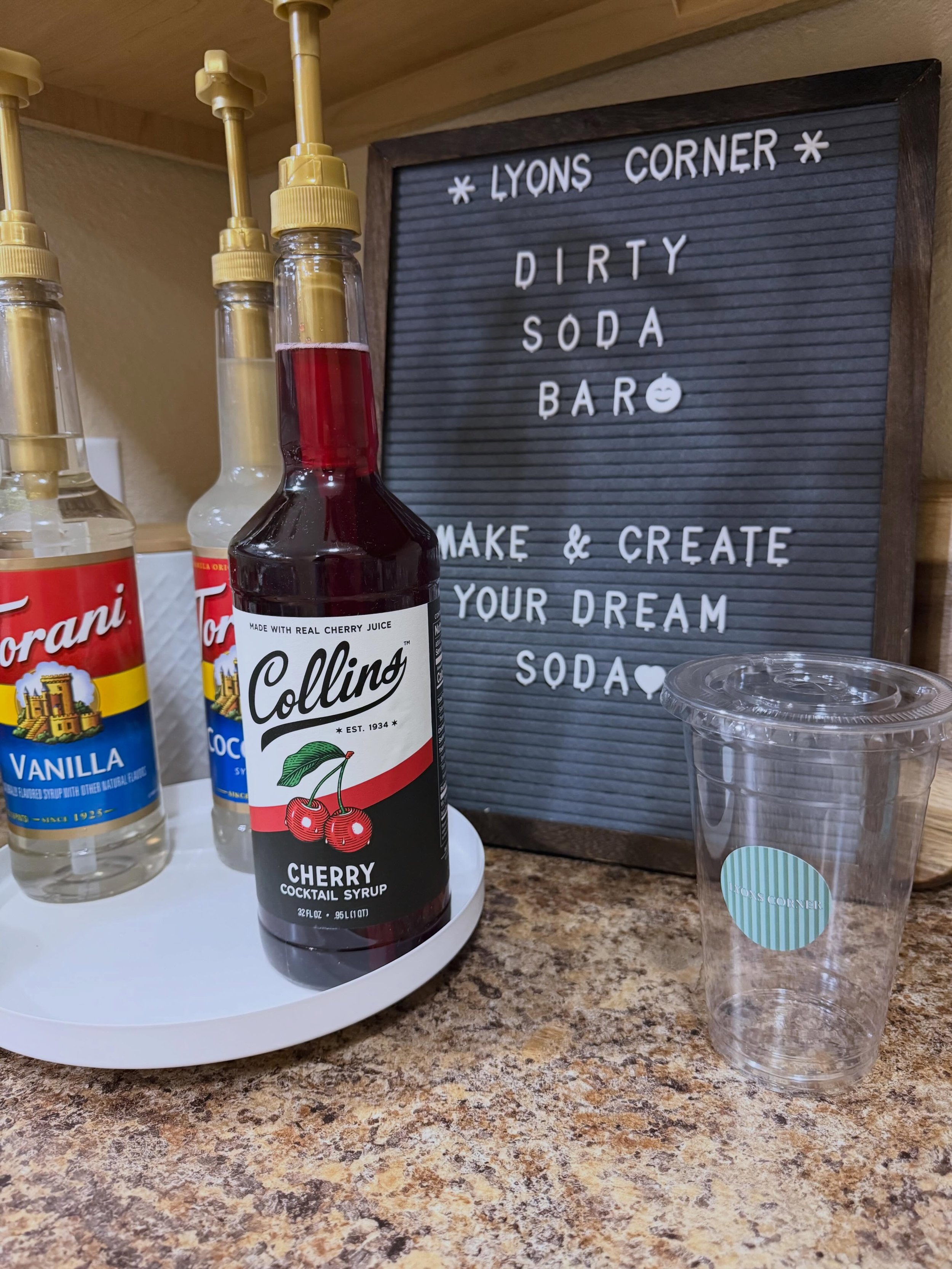 Soda first, problems later 🥤✨ We enjoyed our dirty soda bar &mdash; extra fizz, extra fun, zero regrets.