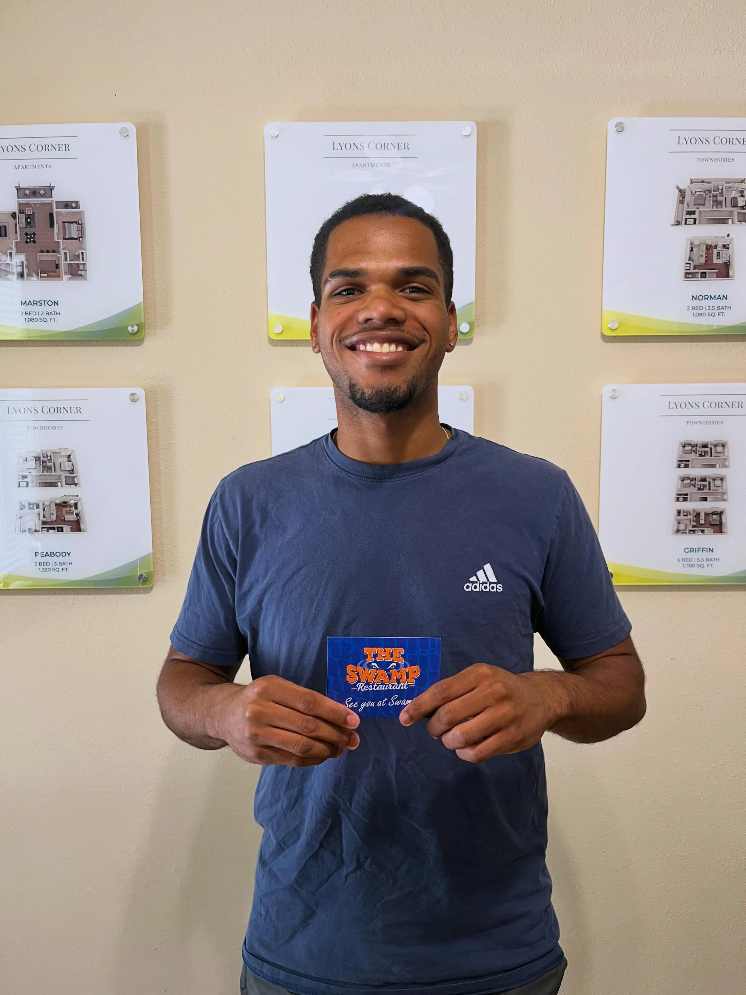 TOUR AND SCORE HAPPENING AT LYONS CORNER. Come and tour our community and receive a gift card 🥳 

We have amazing specials happening + limited availability! Contact us today to secure your new home with us! 

#fall2026 #waivedfees #gainesvillehousin