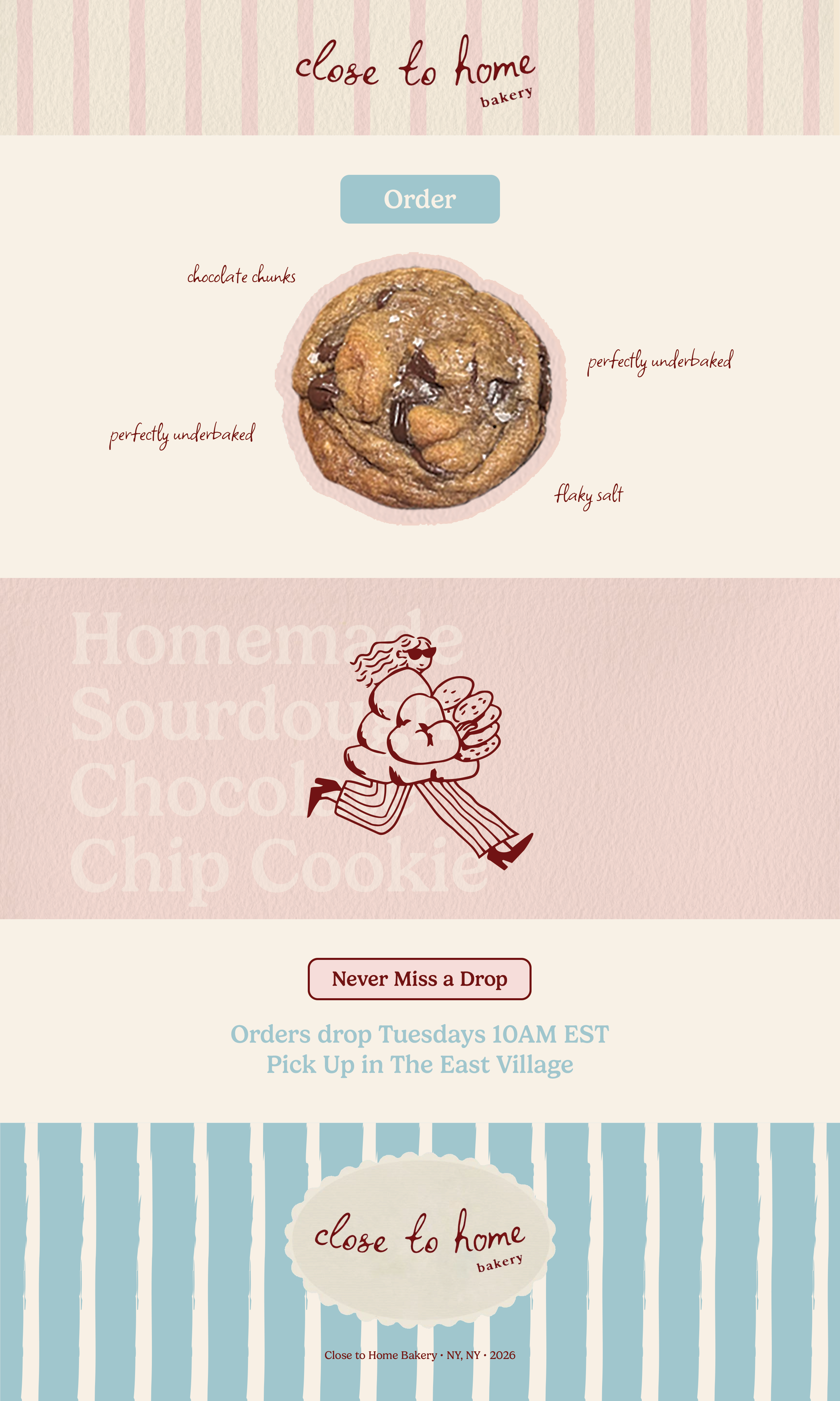 Cookie Order Email Design