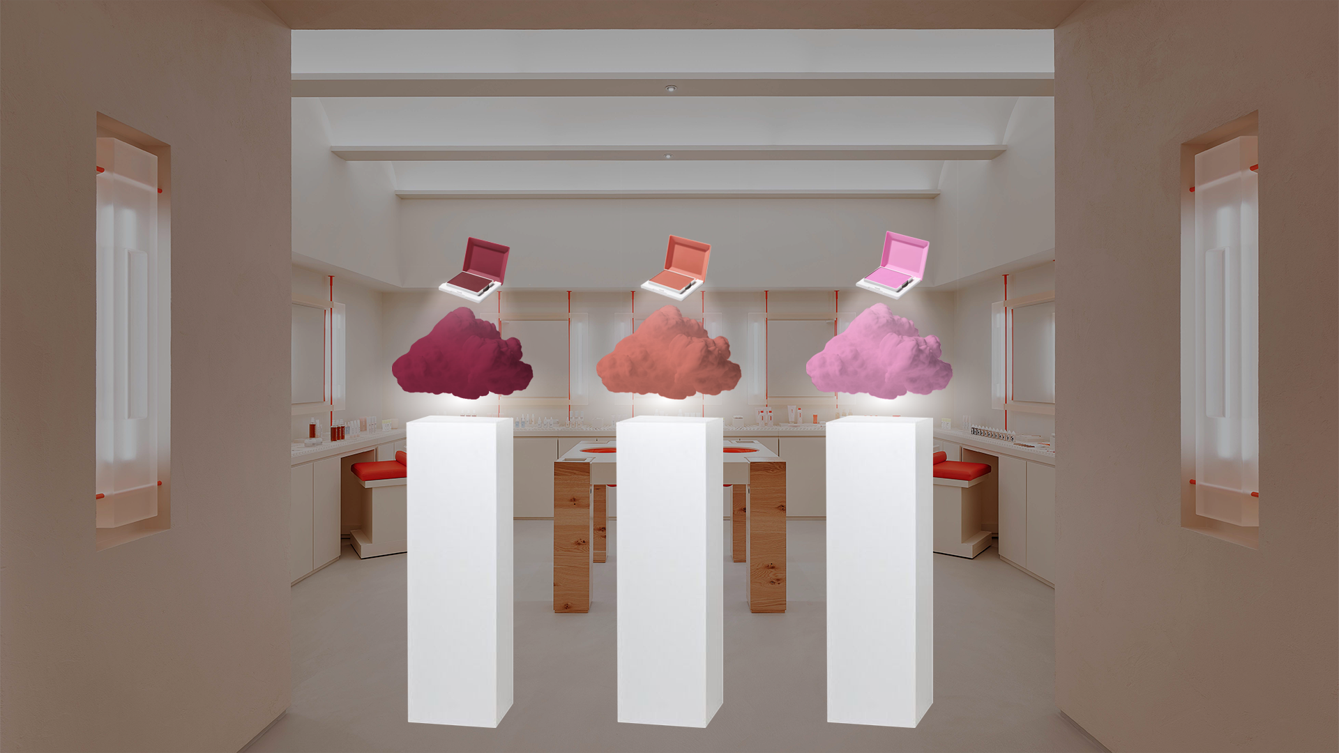 in-store product display mock up