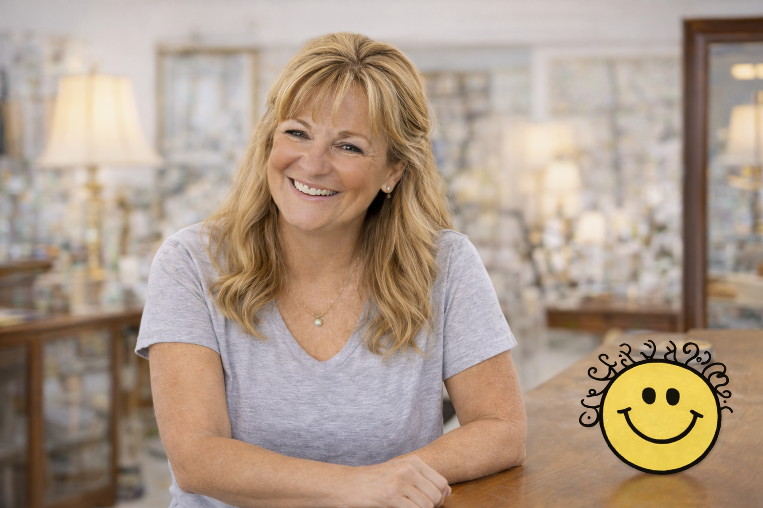 Jessica with Estate Sale by J Love Estate sale company in Kansas City helping clients price and organize household items