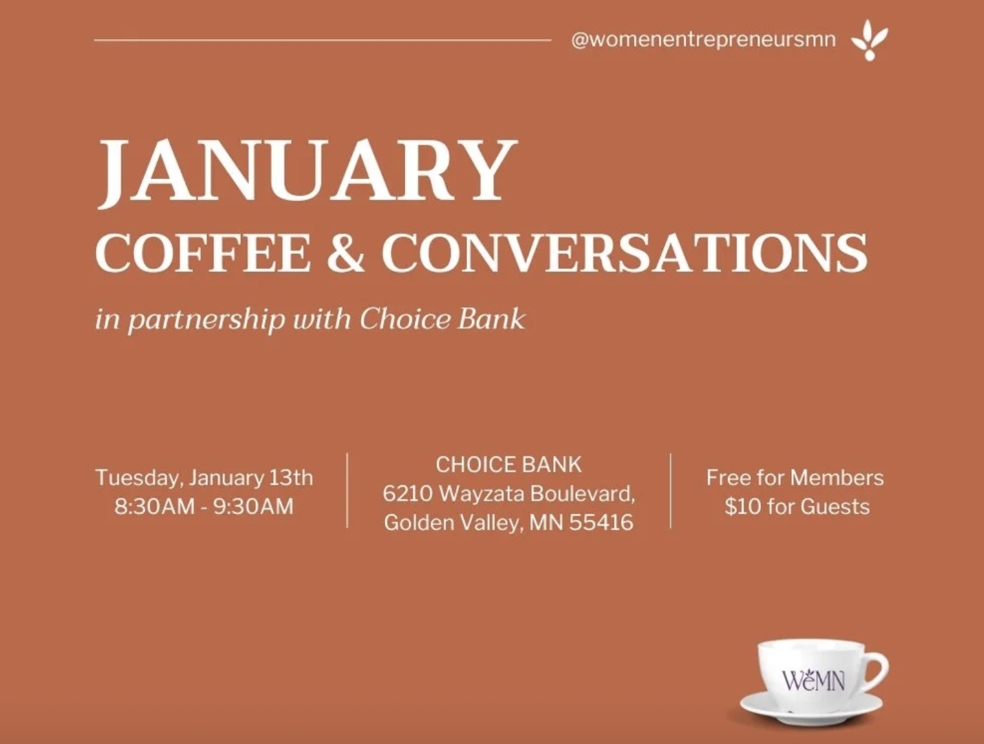 WeMN Coffee &amp; Conversation