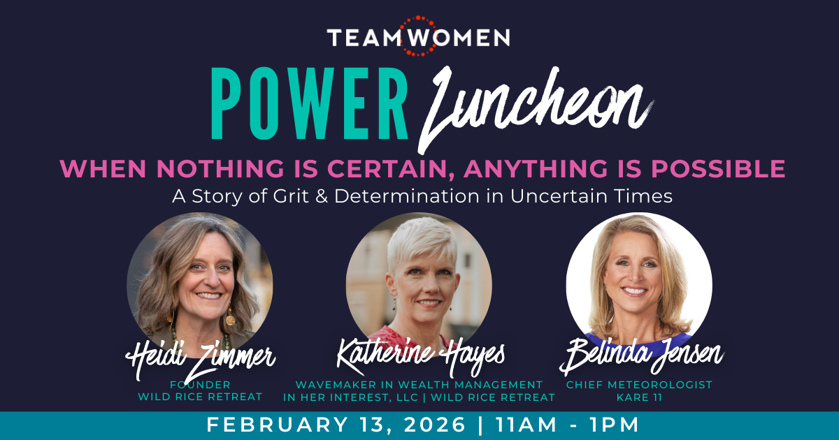 Power Luncheon: When Nothing is Certain, Anything is Possible. A Story of Grit and Determination in Uncertain Times