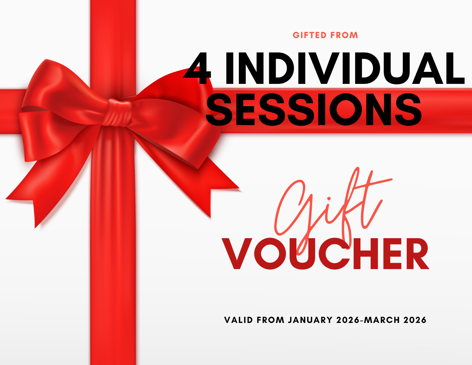 4 Individual PT Sessions