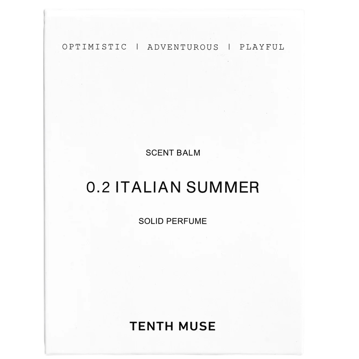 Tenth Muse: Italian Summer Solid Perfume